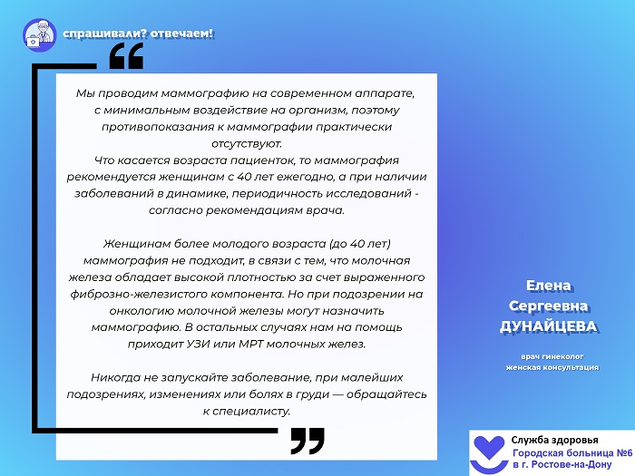 маммография Дунайцева 1